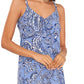 Vince Camuto Women's Paisley Print Maxi Slipdress Blue Size X-Large