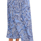 Vince Camuto Women's Paisley Print Maxi Slipdress Blue Size X-Large