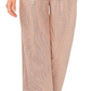 1.State Checker Plaid Wide-Leg Pants, Orange, Size 10