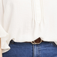Vince Camuto Women's Ruffle Sleeve Blouse White Size 1