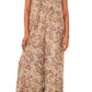 Vince Camuto Women's Sleeveless Tie Neck Jumpsuit Brown Size Small