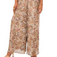 Vince Camuto Women's Sleeveless Tie Neck Jumpsuit Brown Size Small