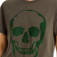 Chaser Women's Skull Graphic Tee Gray Size Medium