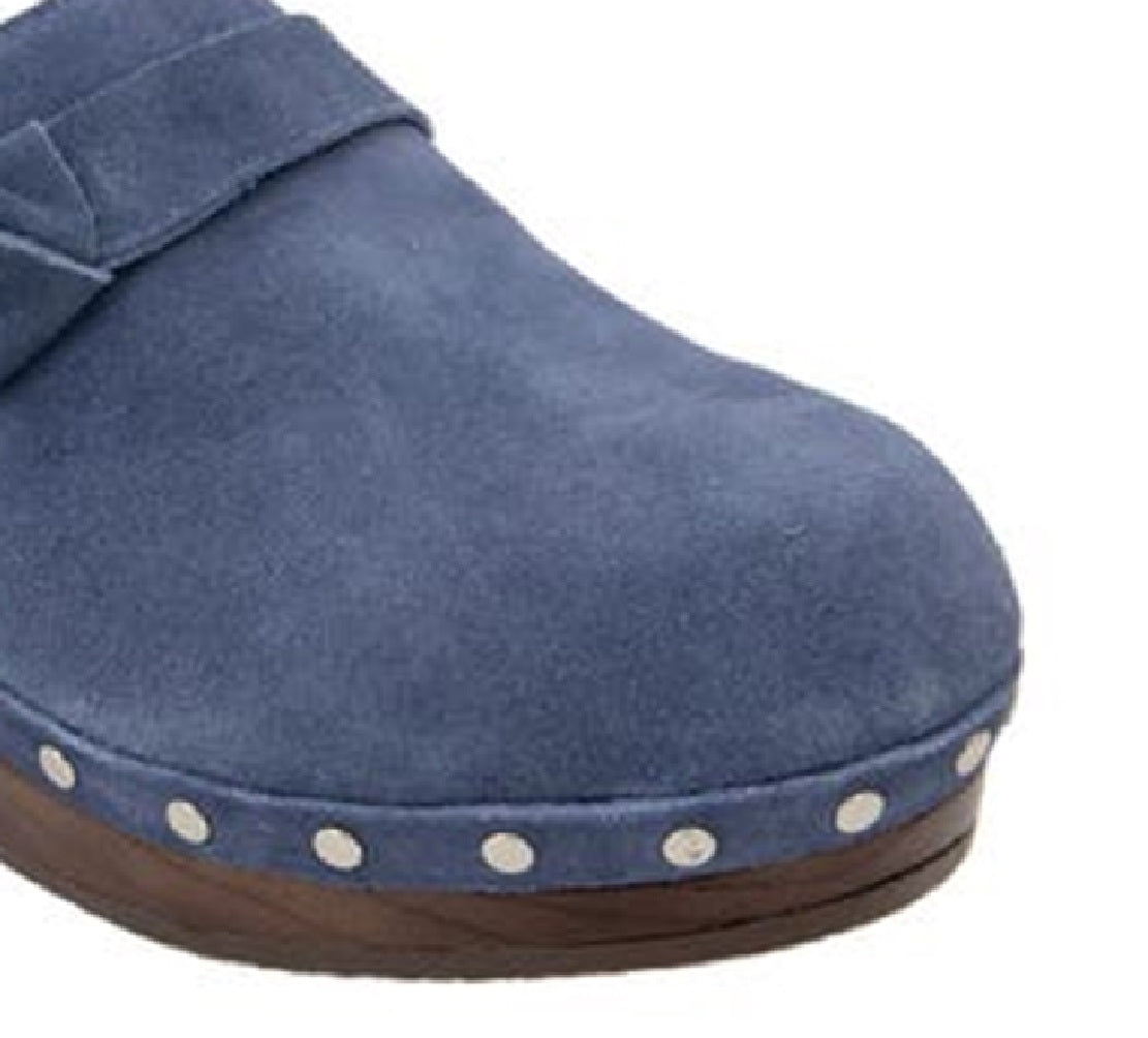 Splendid Women's Olive Clog Blue Size 8.5