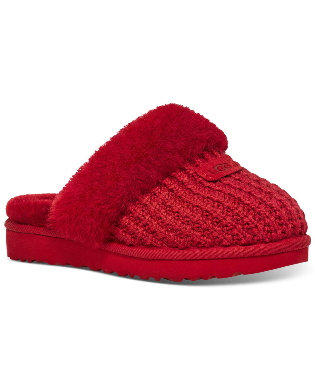 UGG Women's Cozy Faux Shearling Slippers Red Size 7