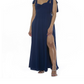 Women's Alexia Admor Side Slit Sweetheart Maxi Dress Size: 6 Blue
