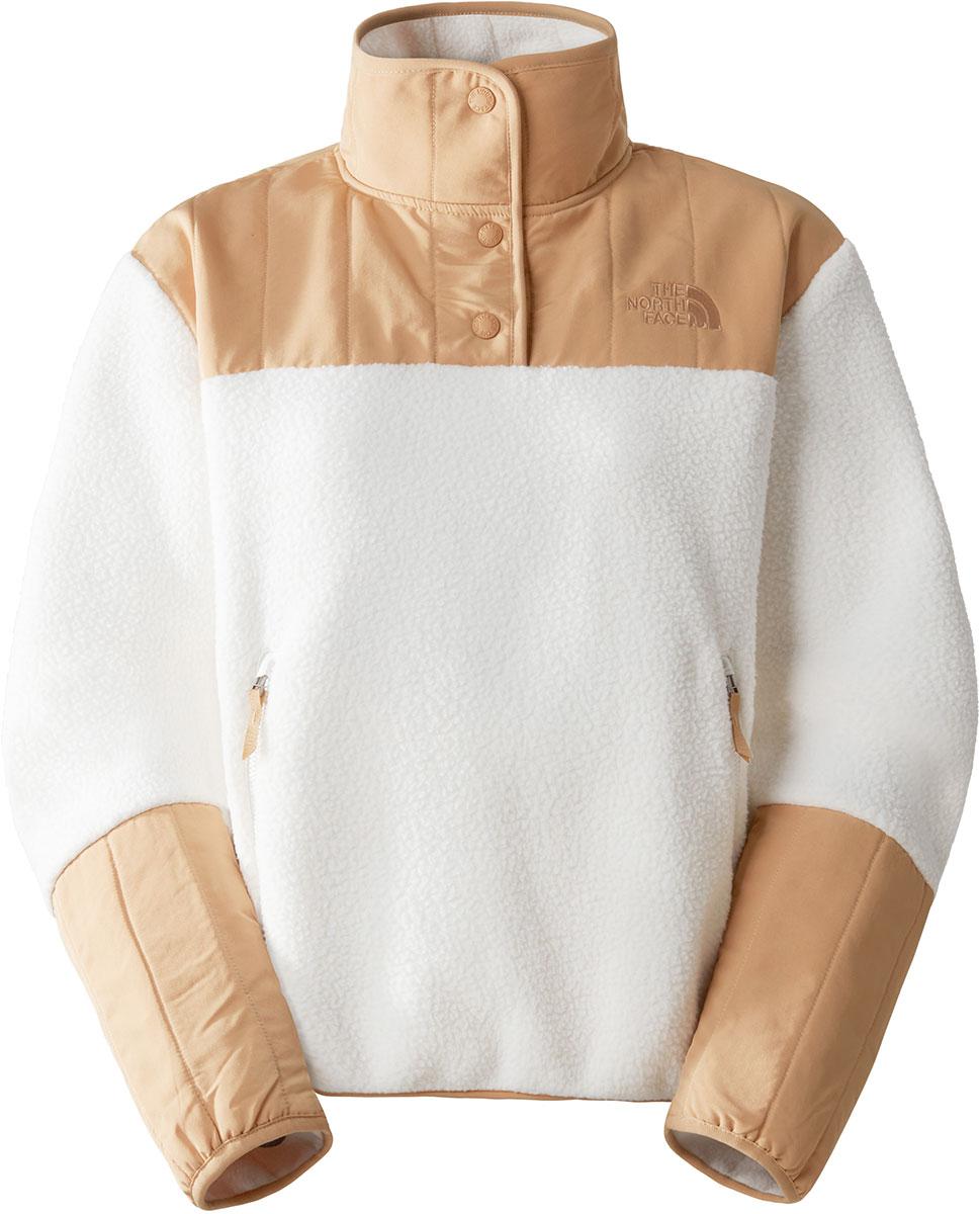 The North Face | Women's Cragmont Fleece 1/4-Snap Top Gardenia White Almond Butter Size Large