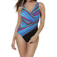 Miraclesuit - Oceanus Surplice One Piece Swimsuit