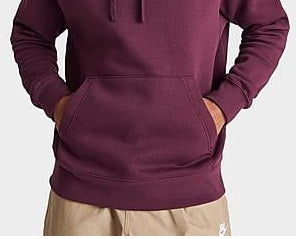 Nike Men's Sportswear Club Fleece Pullover Hoodie Pink Size XX-Large