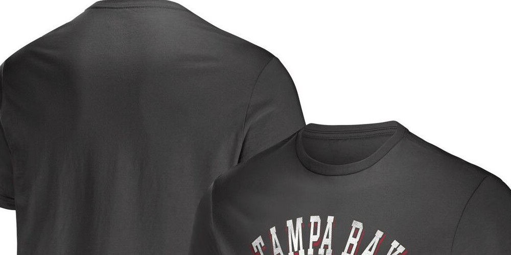 Nike Men's NFL X Darius Rucker Collection by Fanatics Pewter Tampa Bay Buccaneers T-Shirt Pewter Size Small