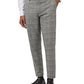 Ben Sherman Men's Heritage Slim Fit Check Plaid Tapered Pants Black Size 38X32