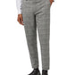 Ben Sherman Men's Heritage Slim Fit Check Plaid Tapered Pants Black Size 38X32