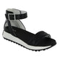 Mia Women's Kathie Ankle Strap Sandal Black Size 7.5 M