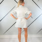 Dolce Cabo - Everywhere Faux Leather Dress with Puff Sleeves