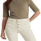 Ralph Lauren Women's Stretch Cotton Boatneck Top Green Size X-Small