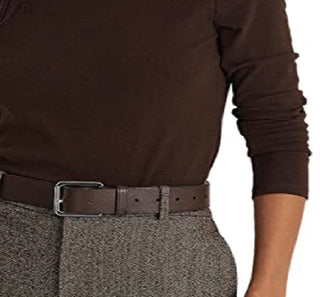 Ralph Lauren Women's Cotton Blend Long Sleeve Top Brown Size X-Large