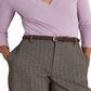 Ralph Lauren Women's Surplice Jersey Top Purple