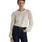 Ralph Lauren Women's Eyelet Embroidered Cotton Blend Top White Size X-Large
