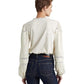 Ralph Lauren Women's Eyelet Embroidered Cotton Blend Top White Size X-Large