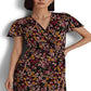 Ralph Lauren Women's Floral Jersey Wrap Dress Black Size X-Large