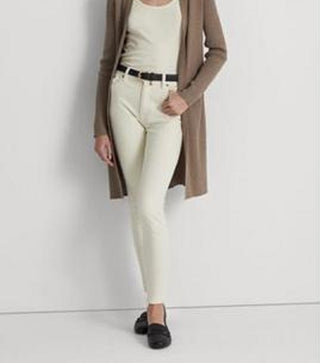 Ralph Lauren Women's Cotton Blend Cardigan Brown Size Large