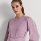 Ralph Lauren Women's Belted Cotton Blend Sweater Purple Size Medium