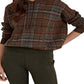 Ralph Lauren Women's Plaid Merino Wool Hoodie Sweater Assorted Size Medium