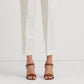 Ralph Lauren Women's Linen Blend Twill Ankle Pants White