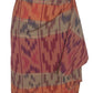 Ralph Lauren Women's Geo Motif Cotton Linen Wrap Skirt Red