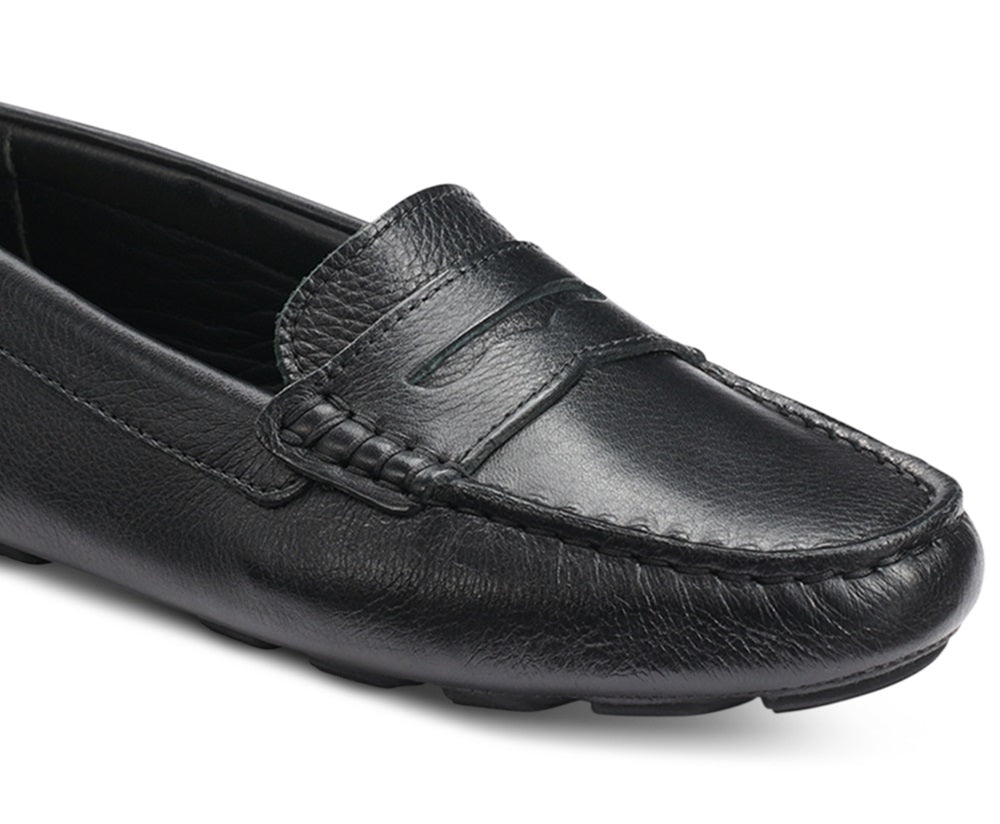 GH Bass Women's Dylan Driver Moccasin Loafer Flats Shoes Black Size 9.5