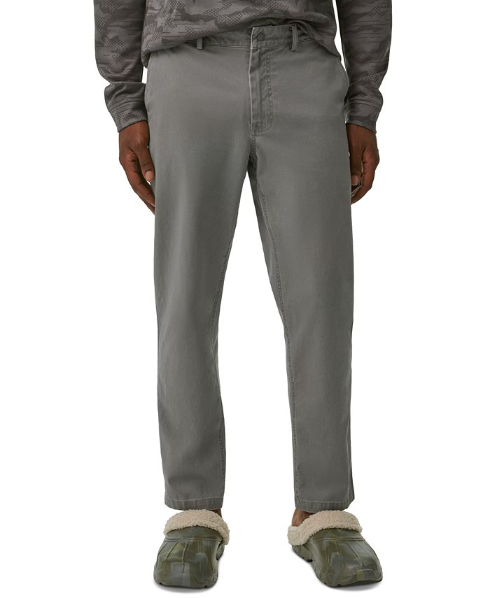 Bass Outdoor Men's Baxter Stretch Twill Chino Pants Gray Size Large