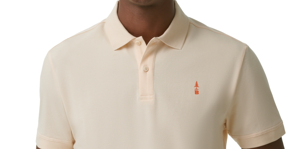 Bass Outdoor Men's Exploration Fitness Workout Polo Brown