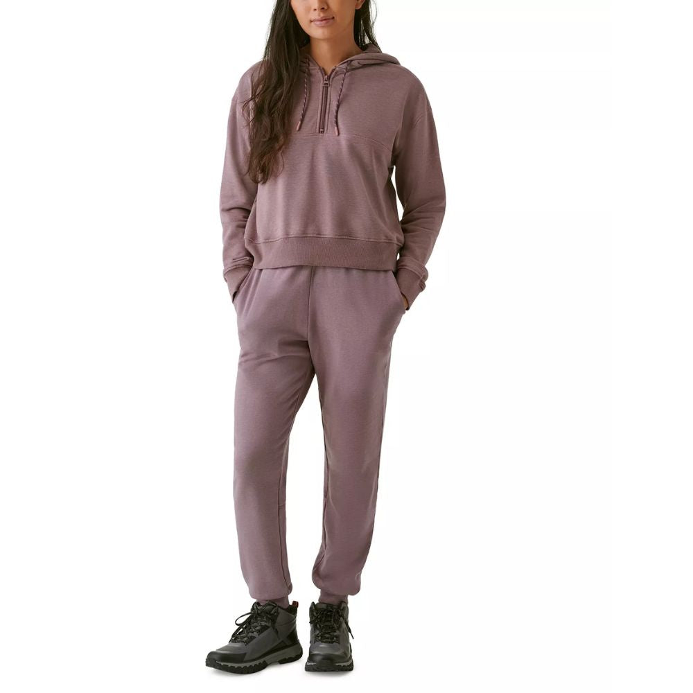 Bass Outdoor Women's Hibernate Half Zip Hoodie Top Gray Size Medium