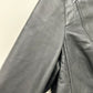 Cole Haan Women's Stand-Collar Leather Moto Coat Black Size Large