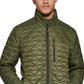 Bass Outdoor Men's Delta Diamond Quilted Packable Puffer Jacket Green Size Medium