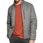 Bass Outdoor Men's Delta Diamond Quilted Packable Puffer Jacket Gray Size Small