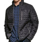Bass Outdoor Men's Delta Diamond Quilted Packable Puffer Jacket Black Size Large