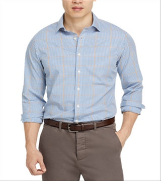 The Men's Store at Bloomingdale's Casual Stretch Slim Fit Shirt Navy