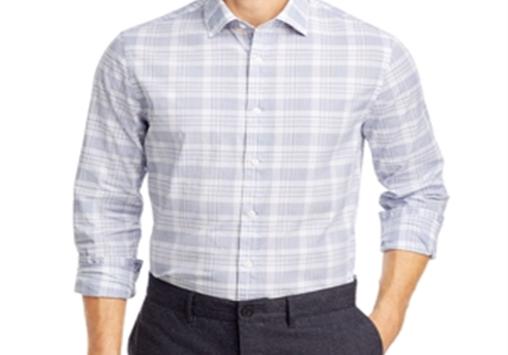 The Men's Store at Bloomingdale's Casual Stretch Slim Fit Shirt Navy