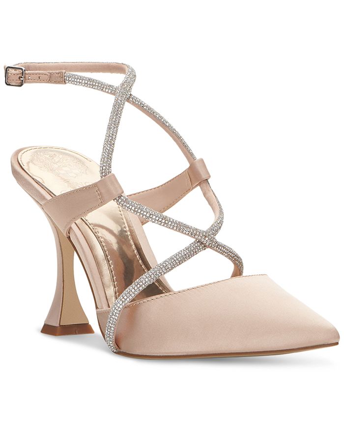 Vince Camuto Women's Kadrya Pointed Toe Pump Brown Size 6 M