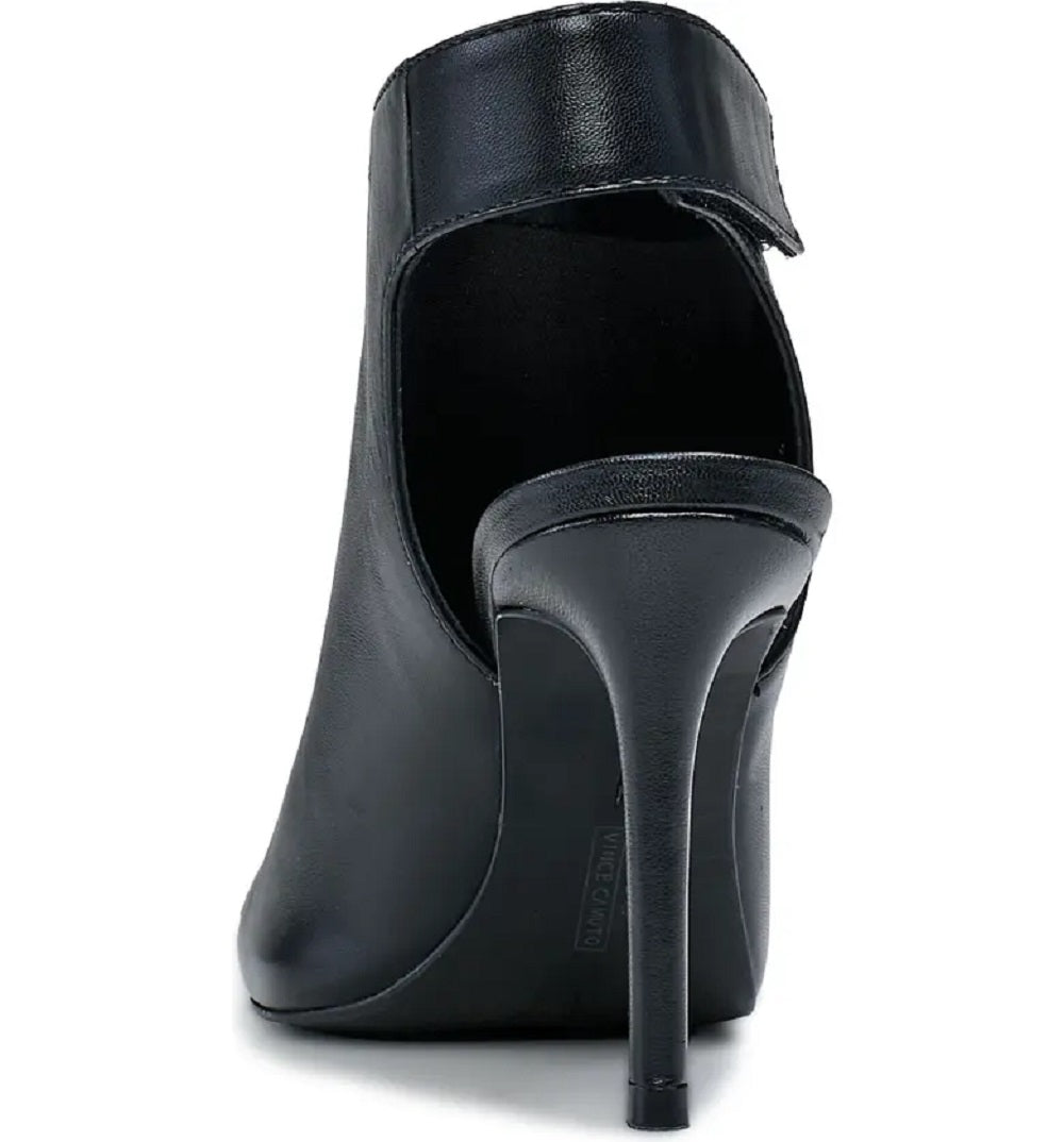 Vince Camuto Women's Anglessi Open Toe Bootie Black Size 7 M