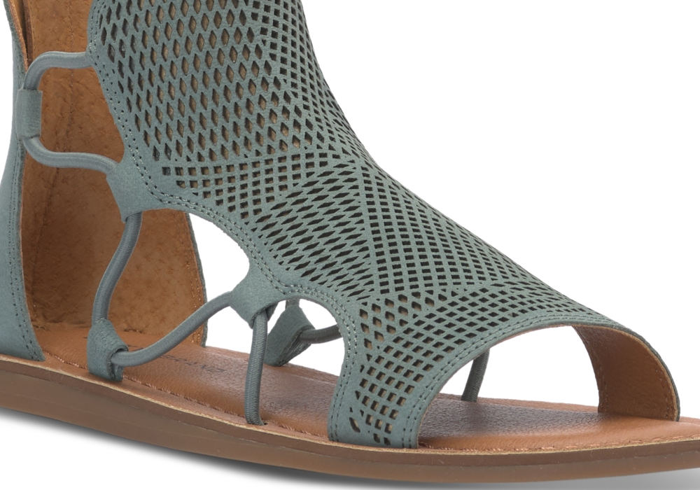 Lucky Brand Women's Gladiator Sandals Bartega Shoes in Green Size 7