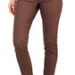 Tommy Hilfiger Women's Coated Skinny Ankle Jeans Brown