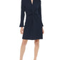 Tommy Hilfiger Women's Ribbed Mini Wear to Work Dress Black Size 12 Petite