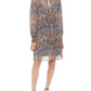 Tommy Hilfiger Women's Printed Knee Shift Dress Blue Size 2