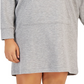 Tommy Hilfiger Women's Ottoman Hoodie Dress Gray Size 3X