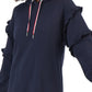 Tommy Hilfiger Women's Ruffle Sleeve Sweatshirt Dress Blue Size Large