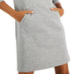 Tommy Hilfiger Women's Long Sleeve Hooded Sweatshirt Dress Gray Size X-Large