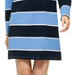 Tommy Hilfiger Women's Rugby Collared Dress Blue Size Large