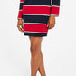 Tommy Hilfiger Women's Rugby Collared Dress Blue Size X-Small